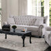 Furniture of America - Ewloe 2 Piece Sofa Set in Light Gray - CM6572GY-SF-LV - Sofa