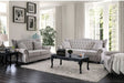 Furniture of America - Ewloe 2 Piece Sofa Set in Light Gray - CM6572GY-SF-LV - GreatFurnitureDeal