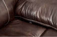Ruth Brown 2 Piece Reclining Sofa Set - CM6783BR-SF-LV - Leather