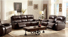Furniture of America - Ruth Brown 3 Piece Reclining Living Room Set - CM6783BR-SF-LV-CH