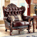 Jericho Dark Oak 3 Piece Living Room Set - CM6786-SF-LV-CH - Chair