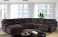 Furniture of America - Zuben Sectional in Gray - CM6853 - GreatFurnitureDeal
