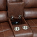 Furniture of America - Joanne Sectional in Brown - CM6951BR-SECT - GreatFurnitureDeal