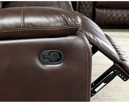 Furniture of America - Manda Love Seat in Brown - CM6978-LV - GreatFurnitureDeal