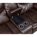 Pollux Brown 3 Piece Reclining Living Room Set - CM6981BR-SF-LV-CH - Console