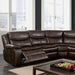Furniture of America - Pollux Brown Reclining Sectional Sofa - CM6982BR