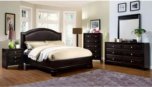 Furniture of America - Winsor 5 Piece Eastern King Platform Bedroom Set in Espresso - CM7058-EK-5SET