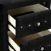 Furniture of America - Zohar California King Bed in Black - CM7130BK-CK - GreatFurnitureDeal