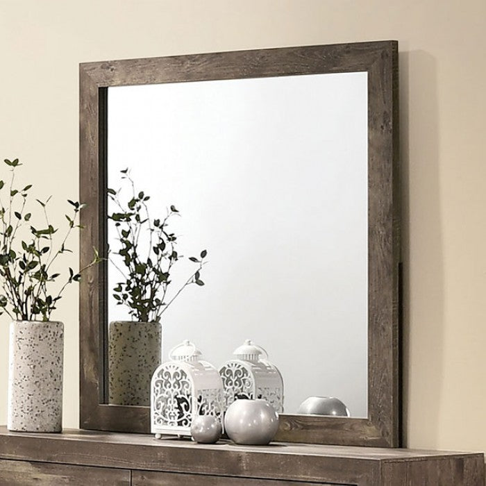 Furniture of America - Larissa Dresser With Mirror in Natural Tone - CM7149DM - GreatFurnitureDeal