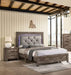 Furniture of America - Larissa 6 Piece Eastern King Bedroom Set in Natural Tone - CM7149-EK-6Set - GreatFurnitureDeal