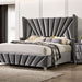 Furniture of America - Carissa 5 Piece Queen Bedroom Set in Gray - CM7164-Q-5Set - GreatFurnitureDeal