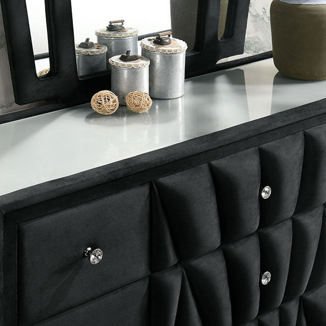 Furniture of America - Carissa Dresser in Black - CM7164BK-D - GreatFurnitureDeal