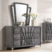 Furniture of America - Carissa Dresser With Mirror in Gray - CM7164DM - GreatFurnitureDeal