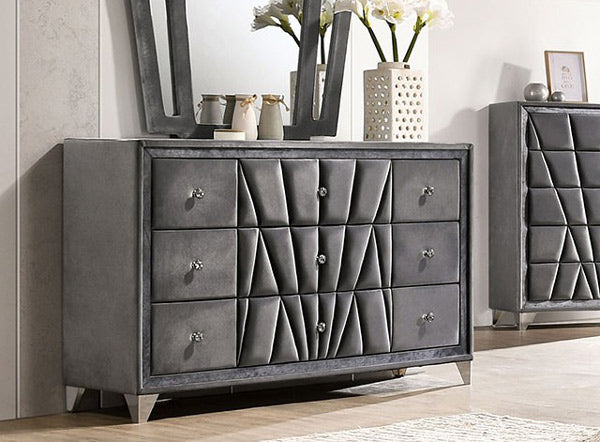 Furniture of America - Carissa Dresser in Gray - CM7164D - GreatFurnitureDeal