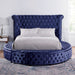 Furniture of America - Sansom Queen Bed in Blue - CM7178BL-Q - GreatFurnitureDeal