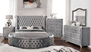 Furniture of America - Sansom Eastern King Bed in Gray - CM7178GY-EK - GreatFurnitureDeal