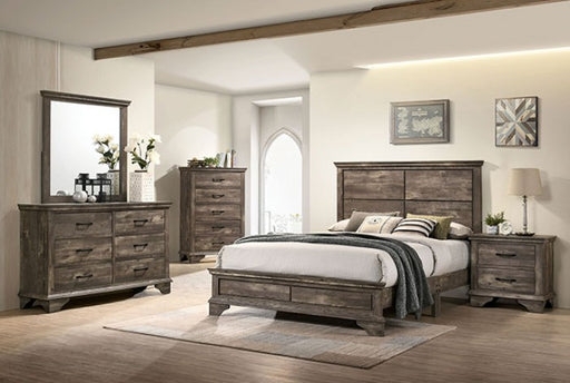 Furniture of America - Fortworth 6 Piece Queen Bedroom Set In Gray - CM7186-Q-6SET - GreatFurnitureDeal
