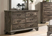 Furniture of America - Fortworth 5 Piece Queen Bedroom Set In Gray - CM7186-Q-5SET - GreatFurnitureDeal