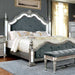 Furniture of America - Azha 7 Piece California King Bedroom Set in Silver - CM7194-CK-7SET