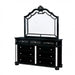 Furniture of America - Azha 6 Piece California King Bedroom Set in Black - CM7194BK-CK-6SET - Dresser Set