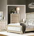 Furniture of America - Loraine 6 Piece Eastern King Bedroom Set in Champagne - CM7195-EK-6SET - Chest