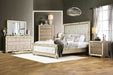Furniture of America - Loraine 6 Piece Eastern King Bedroom Set in Champagne - CM7195-EK-6SET