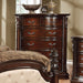 Furniture of America - Bellefonte Queen Bed in Brown Cherry - CM7277-Q