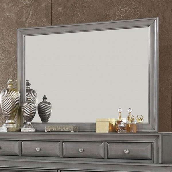 Brandt 5 Piece Queen Bedroom Set in Gray - CM7302GY-Q-5SET - Mirror