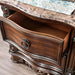 Furniture of America - Menodora 5 Piece Eastern King Bedroom Set in Brown Cherry - CM7311-EK-5SET - GreatFurnitureDeal