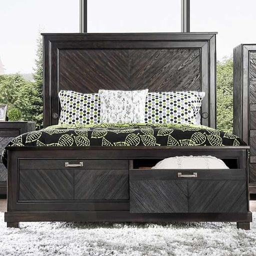 Furniture of America - Argyros 3 Piece Eastern King Platform Bedroom Set in Espresso - CM7315-EK-3SET