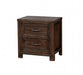 Furniture of America - Tywyn 4 Piece Storage Eastern King Bedroom Set in Dark Oak - CM7365A-EK-4SET - Nightstand