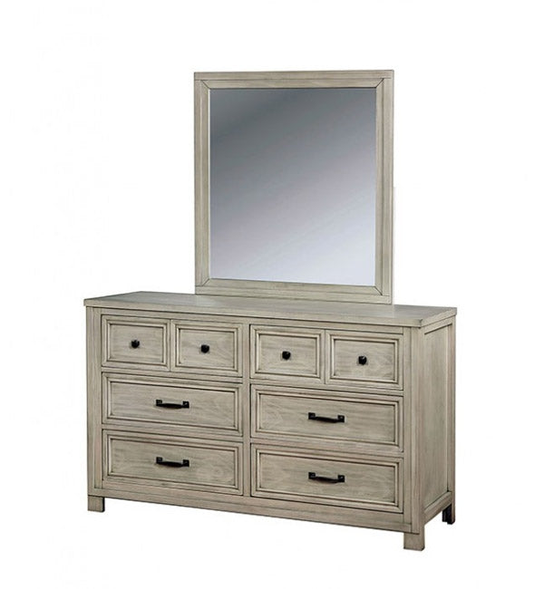 Furniture of America - Tywyn 4 Piece Storage Queen Bedroom Set in Antique White - CM7365WH-Q-4SET - GreatFurnitureDeal