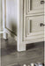 Furniture of America - Tywyn 3 Piece Storage Queen Bedroom Set in Antique White - CM7365WH-Q-3SET - Leg View