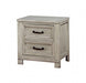 Furniture of America - Tywyn 5 Piece Storage California King Bedroom Set in Antique White - CM7365WH-CK-5SET - Nightstand