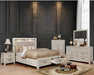 Furniture of America - Tywyn 6 Piece Storage Eastern King Bedroom Set in Antique White - CM7365WH-EK-6SET