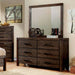Furniture of America - Rexburg 7 Piece Full Bedroom Set in Wire-Brushed Rustic Brown - CM7382-F-7SET - GreatFurnitureDeal