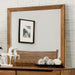 Lennart 5 Piece Eastern King Bedroom Set in Oak - CM7386A-EK-5SET - Mirror