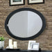 Lennart II 5 Piece Full Bedroom Set in Black - CM7386BK-F-5SET - Oval Mirror