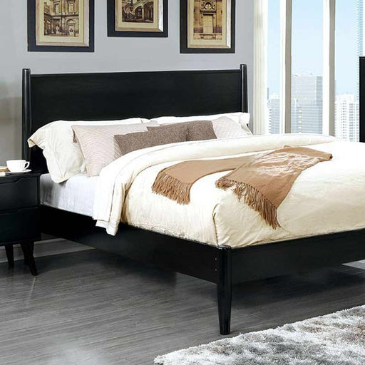 Furniture of America - Lennart II 5 Piece California King Bedroom Set in Black - CM7386BK-CK-5SET