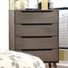 Furniture of America - Lennart 6 Piece California King Bedroom Set in Gray - CM7386GY-CK-OM-6SET - GreatFurnitureDeal