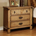 Furniture of America - Pioneer 3 Piece California King Bedroom Set in Weathered Elm - CM7449-CK-3SET - GreatFurnitureDeal
