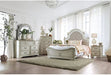 Furniture of America - Pembroke 4 Piece Queen Bedroom Set in Antique White Wash - CM7561-Q-4SET