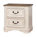 Furniture of America - Pembroke 3 Piece Queen Bedroom Set in Antique White Wash - CM7561-Q-3SET - Nightstand