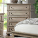 Furniture of America - Wells 6 Piece California King Bedroom Set in Gray - CM7568-CK-6Set - GreatFurnitureDeal