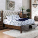 Furniture of America - Hutchinson California King Bed in Rustic Natural Tone - CM7577DR-CK - GreatFurnitureDeal
