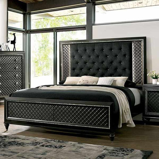 Furniture of America - Demetria Queen Bed in Metallic Gray - CM7584-Q - GreatFurnitureDeal