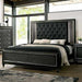 Furniture of America - Demetria 4 Piece Eastern King Bedroom Set in Metallic Gray - CM7584-EK-4SET - Eastern King Bed