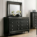 Furniture of America - Demetria 5 Piece Queen Bedroom Set in Metallic Gray - CM7584-Q-5SET - Dresser Set