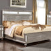 Furniture of America - Salamanca 3 Piece California King Bedroom Set in Silver - CM7673-CK-3SET