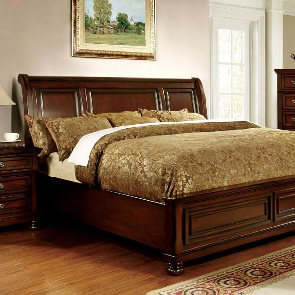 Furniture of America - Northville 3 Piece California King Bedroom Set in Dark Cherry - CM7682-CK-3SET